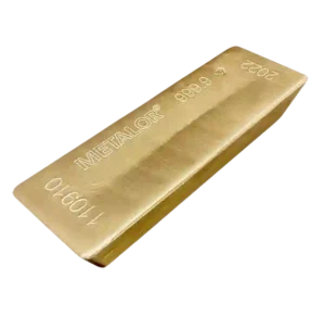 12500 Gram 12.5KG Metalor Cast Gold Bar