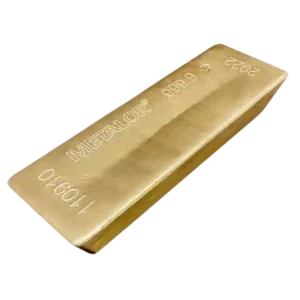 12500 Gram 12.5KG Metalor Cast Gold Bar