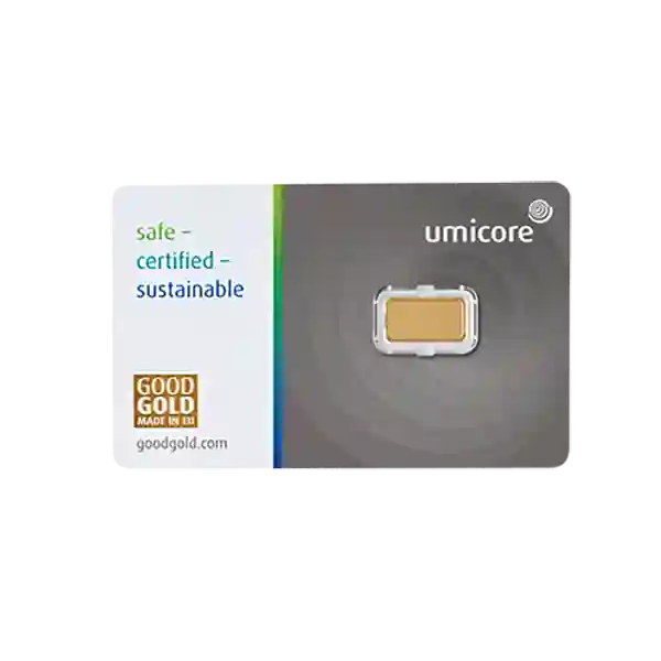 1 Gram Umicore Minted Gold Bar - Image 3