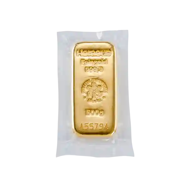 500 Gram Heraeus Cast Gold Bar - Image 2