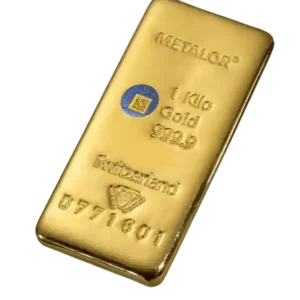 1000 Gram 1KG Metalor Cast Gold Bar