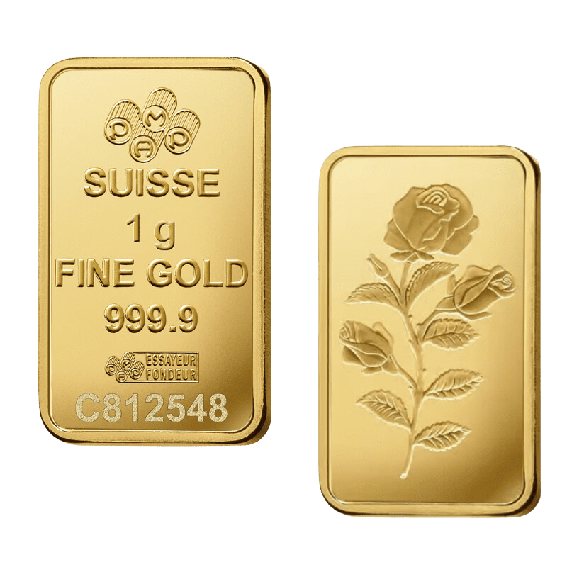 1 Gram PAMP Rosa Gold Bar