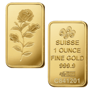 1 Ounce PAMP Rosa Gold Bar