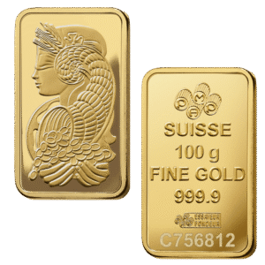 100 Gram PAMP Lady Fortuna Gold Bar