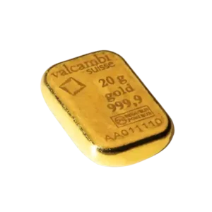 20 Gram Valcambi Cast Gold Bar