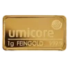 1 Gram Umicore Minted Gold Bar