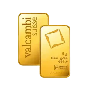 5 Gram Valcambi Minted Gold Bar
