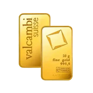 20 Gram Valcambi Minted Gold Bar
