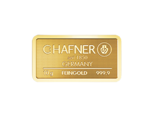 10 Gram C.Hafner Minted Gold Bar