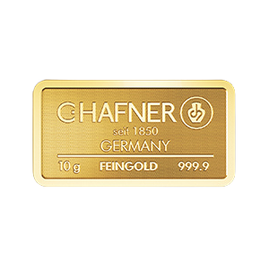 10 Gram C.Hafner Minted Gold Bar