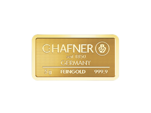 5 Gram C.Hafner Minted Gold Bar