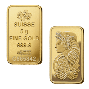 5 Gram PAMP Lady Fortuna Gold Bar