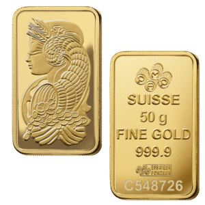 50 Gram PAMP Lady Fortuna Gold Bar