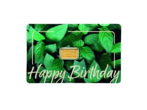 1 Gram C.Hafner Minted Happy Birthday Gold Bar