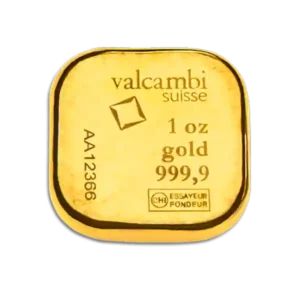 1 Ounce Valcambi Cast Gold Bar