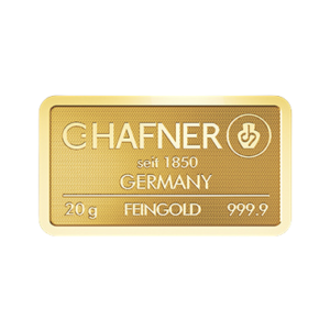 20 Gram C.Hafner Minted Gold Bar