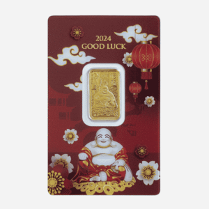 5 Gram PAMP Laughing Buddha Good Luck Gold Bar