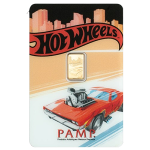 1 Gram PAMP Hot Wheels Race to Win Gold Bar