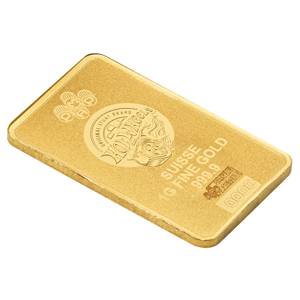 1 Gram PAMP Hot Wheels Race to Win Gold Bar - Image 4