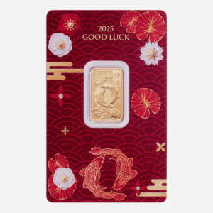5 Gram PAMP Good Luck – Koi Fish Pure Gold Bar